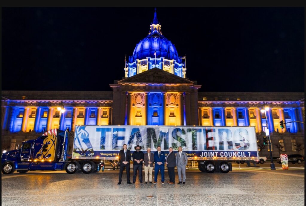 Teamsters Local 665 celebrated its centennial at San Francisco City Hall in January.