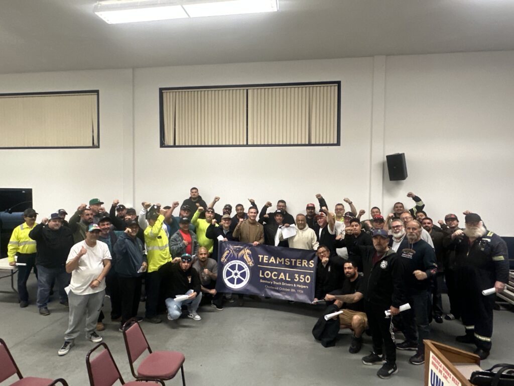 Local 350 Recology Mountain View and Recology South Bay members achieved a momentous contract victory after strike threat.