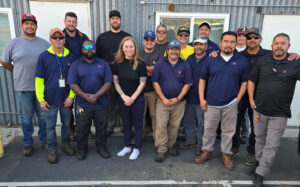 Alum Rock Unified School District Maintenance and Grounds Teamsters stopped outside contractors from taking their work. 