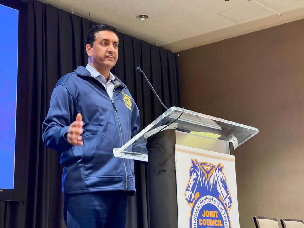 Congressman Ro Khanna at the JC 7 annual seminar.