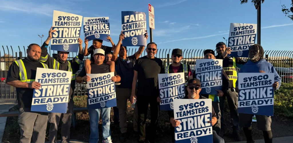 Local 853, 137, and 533 Sysco Teamsters won a landmark agreement after a credible strike threat.